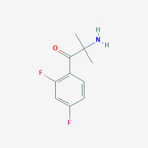 2-Amino-1-(2,4-difluorophenyl)-2-methylpropan-1-one