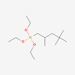 molecular formula C14H32O3Si B1295766 Triethoxy(2,4,4-trimethylpentyl)silane CAS No. 35435-21-3