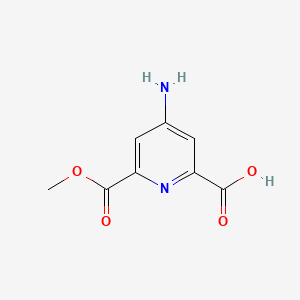 4-Amino-6-(methoxycarbonyl)picolinic acid