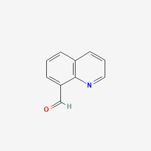 molecular formula C10H7NO B1295770 8-Quinolinecarboxaldehyde CAS No. 38707-70-9