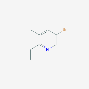 5-Bromo-2-ethyl-3-methylpyridine