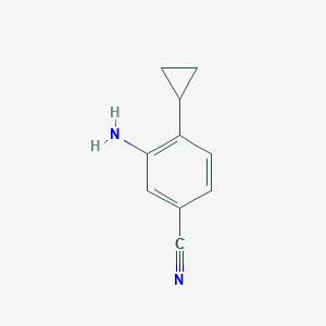 3-Amino-4-cyclopropylbenzonitrile