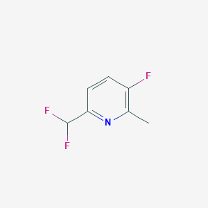 6-(Difluoromethyl)-3-fluoro-2-methylpyridine