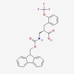 (S)-3-((((9H-Fluoren-9-yl)methoxy)carbonyl)amino)-2-(2-(trifluoromethoxy)benzyl)propanoic acid