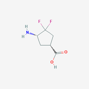 4-Amino-3,3-difluoro-cyclopentanecarboxylic acid