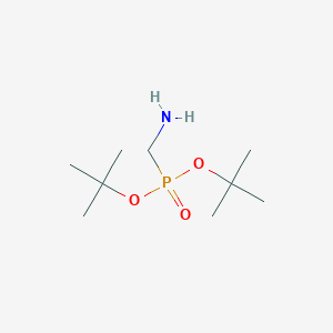 molecular formula C9H22NO3P B12957766 Di-tert-butyl (aminomethyl)phosphonate 