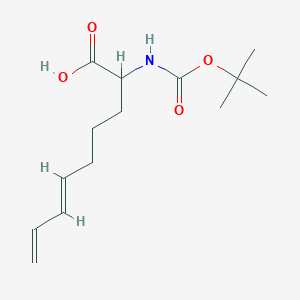 2-((tert-Butoxycarbonyl)amino)nona-6,8-dienoic acid