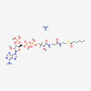 Coenzyme A, S-hexanoate, triammonium salt