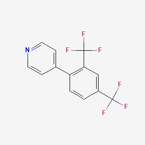 4-(2,4-Bis(trifluoromethyl)phenyl)pyridine