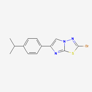 2-Bromo-6-(4-isopropylphenyl)imidazo[2,1-b][1,3,4]thiadiazole