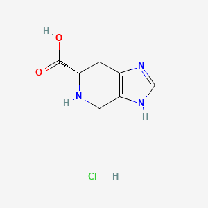 B1295788 (S)-4,5,6,7-Tetrahydro-3H-imidazo[4,5-c]pyridine-6-carboxylic acid hydrochloride CAS No. 88980-06-7