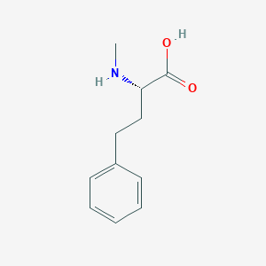 molecular formula C11H15NO2 B12957895 (S)-2-(Methylamino)-4-phenylbutanoic acid 