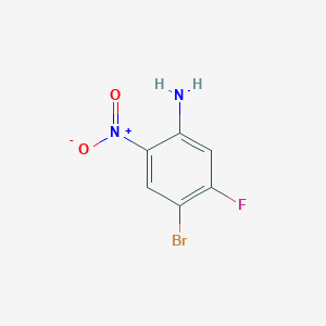 molecular formula C6H4BrFN2O2 B129579 4-溴-5-氟-2-硝基苯胺 CAS No. 153505-36-3