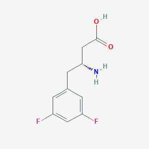 molecular formula C10H11F2NO2 B12957903 (R)-3-Amino-4-(3,5-difluorophenyl)butanoic acid 