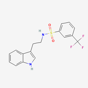 N-(2-(1H-Indol-3-yl)ethyl)-3-(trifluoromethyl)benzenesulfonamide