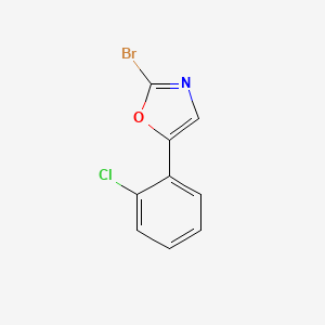 2-Bromo-5-(2-chlorophenyl)oxazole