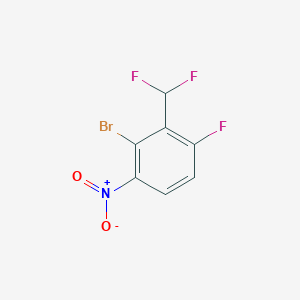 2-Bromo-3-(difluoromethyl)-4-fluoro-1-nitrobenzene