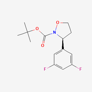 tert-Butyl (S)-3-(3,5-difluorophenyl)isoxazolidine-2-carboxylate