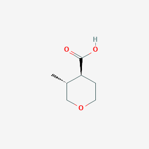 (3R,4S)-3-Methyltetrahydro-2H-pyran-4-carboxylic acid