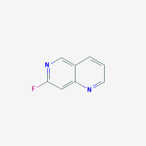 molecular formula C8H5FN2 B12957982 7-Fluoro-1,6-naphthyridine 