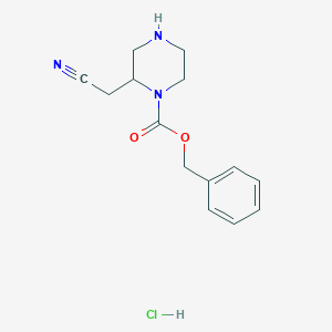 1-Cbz-2-(cyanomethyl)piperazine Hydrochloride