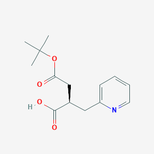 (R)-4-(tert-Butoxy)-4-oxo-2-(pyridin-2-ylmethyl)butanoic acid