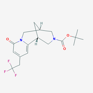 (1R,5R)-tert-Butyl 8-oxo-10-(2,2,2-trifluoroethyl)-4,5,6,8-tetrahydro-1H-1,5-methanopyrido[1,2-a][1,5]diazocine-3(2H)-carboxylate