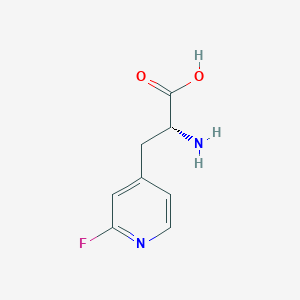 molecular formula C8H9FN2O2 B12958092 (R)-2-Amino-3-(2-fluoropyridin-4-yl)propanoic acid 