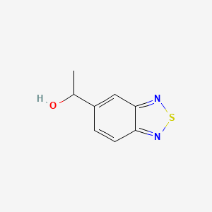 molecular formula C8H8N2OS B12958139 1-(Benzo[c][1,2,5]thiadiazol-5-yl)ethan-1-ol 