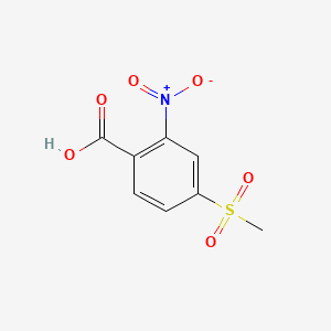 molecular formula C8H7NO6S B1295815 2-硝基-4-甲磺酰基苯甲酸 CAS No. 110964-79-9