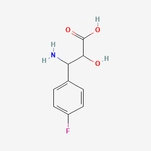 3-Amino-3-(4-fluorophenyl)-2-hydroxypropanoic acid