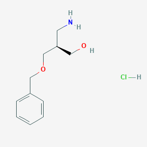 (S)-3-Amino-2-((benzyloxy)methyl)propan-1-ol hydrochloride