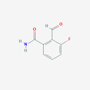 3-Fluoro-2-formylbenzamide