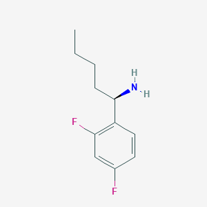 (R)-1-(2,4-Difluorophenyl)pentan-1-amine