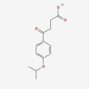 B1295818 4-Oxo-4-(4-isopropoxyphenyl)butyric acid CAS No. 91121-67-4
