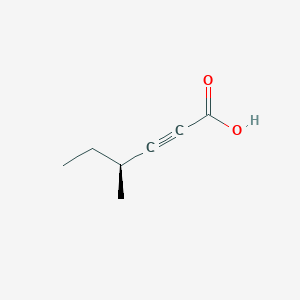 (S)-4-Methylhex-2-ynoic acid