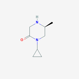 (S)-1-Cyclopropyl-5-methylpiperazin-2-one