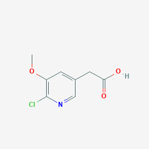 2-(6-Chloro-5-methoxypyridin-3-yl)acetic acid