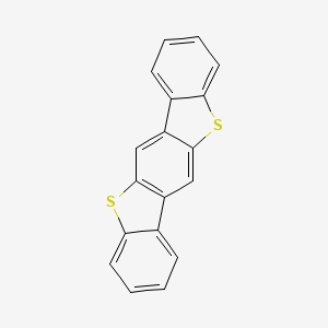 molecular formula C18H10S2 B12958229 10,20-dithiapentacyclo[11.7.0.03,11.04,9.014,19]icosa-1(13),2,4,6,8,11,14,16,18-nonaene 