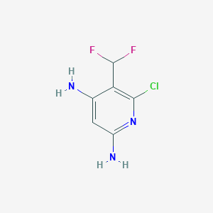 6-Chloro-5-(difluoromethyl)pyridine-2,4-diamine