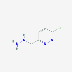 3-Chloro-6-(hydrazinylmethyl)pyridazine