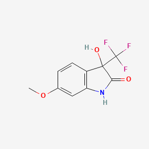 3-Hydroxy-6-methoxy-3-(trifluoromethyl)indolin-2-one