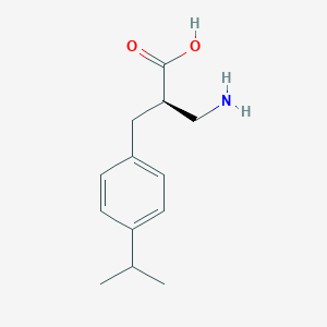 molecular formula C13H19NO2 B12958302 (R)-3-Amino-2-(4-isopropylbenzyl)propanoic acid CAS No. 1260614-84-3