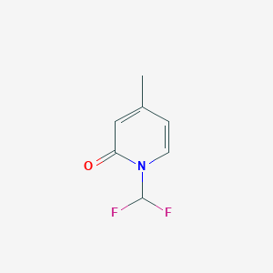 1-(Difluoromethyl)-4-methylpyridin-2(1H)-one