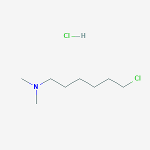 molecular formula C8H19Cl2N B12958333 6-Chloro-N,N-dimethylhexan-1-amine hydrochloride 