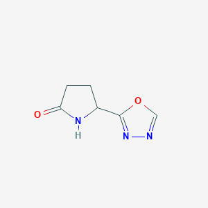 5-(1,3,4-Oxadiazol-2-yl)pyrrolidin-2-one