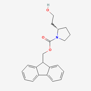 (9H-Fluoren-9-yl)methyl (S)-2-(2-hydroxyethyl)pyrrolidine-1-carboxylate