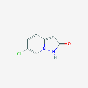 molecular formula C7H5ClN2O B12958382 6-Chloro-2-hydroxypyrazolo[1,5-a]pyridine 