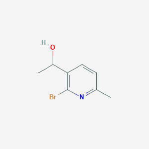 1-(2-Bromo-6-methylpyridin-3-yl)ethan-1-ol