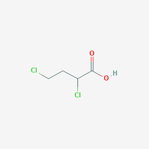 molecular formula C4H6Cl2O2 B12958408 2,4-Dichlorobutanoic acid 